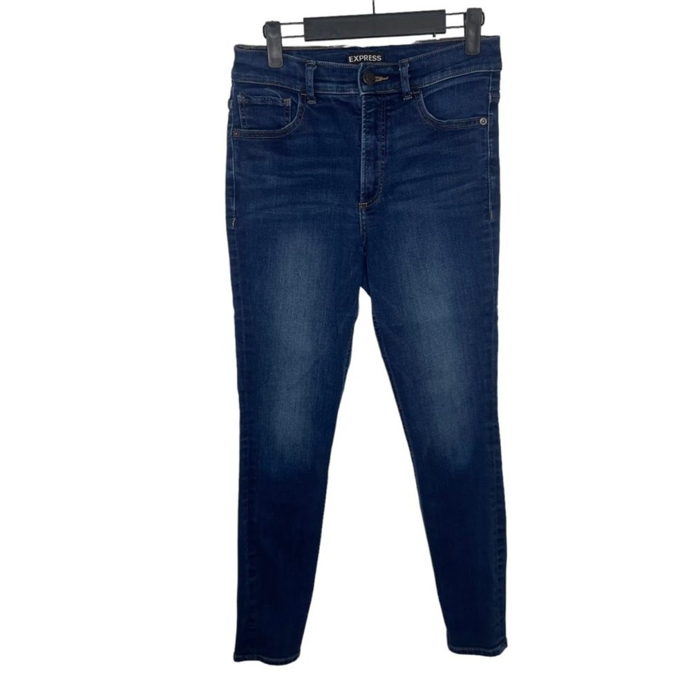 Express Women’s Skinny Jeans - Dark Blue Wash